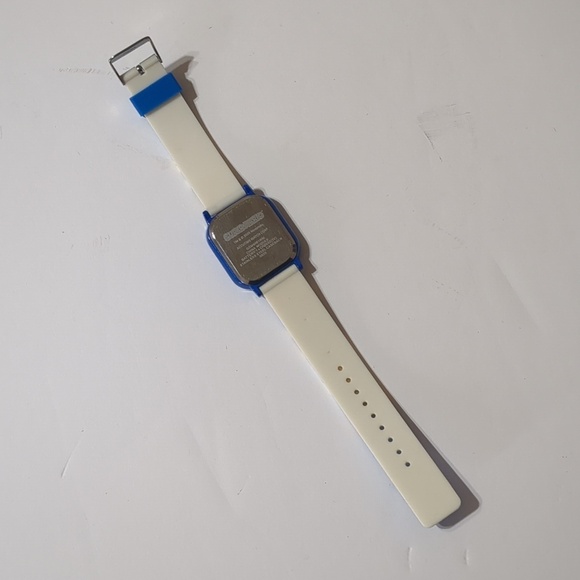 Super Mario Bros Digital Watch Unisex Blue Stainless Steel Rubber Band - Picture 6 of 10